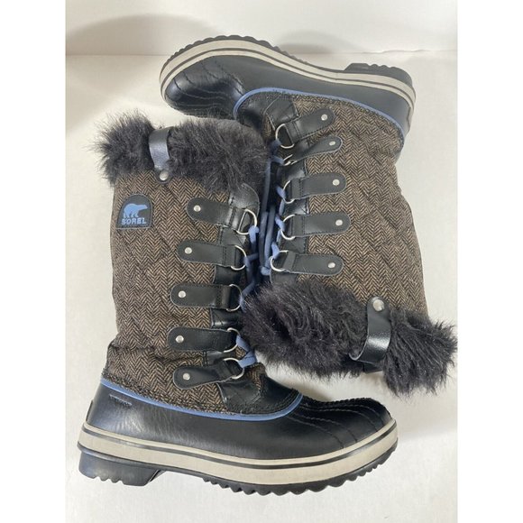 Sorel Brown Tofino II Women’s NL2034-248 Size 8 Waterproof Insulated Snow Boots - Picture 2 of 8